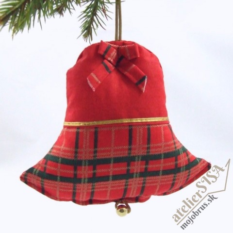 vianočný zvonček IVICA - závesná dekorácia