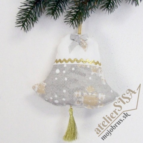 vianočný zvonček GRACIA - závesná dekorácia